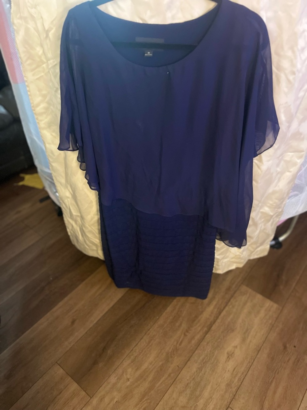 Scarlett Nite Deep Purple Evening Top